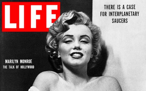 Life Magazine cover of Marilyn Monroe